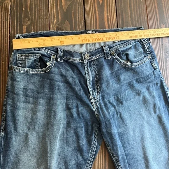 Men’s Silver Jeans Grayson Straight Leg 40 x 30 - Picture 5 of 9